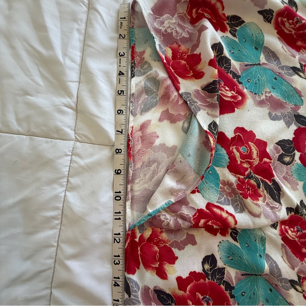 L.I.F.E. Love Is For Eternity Floral Kimono Duster Oversized L - Picture 8 of 9